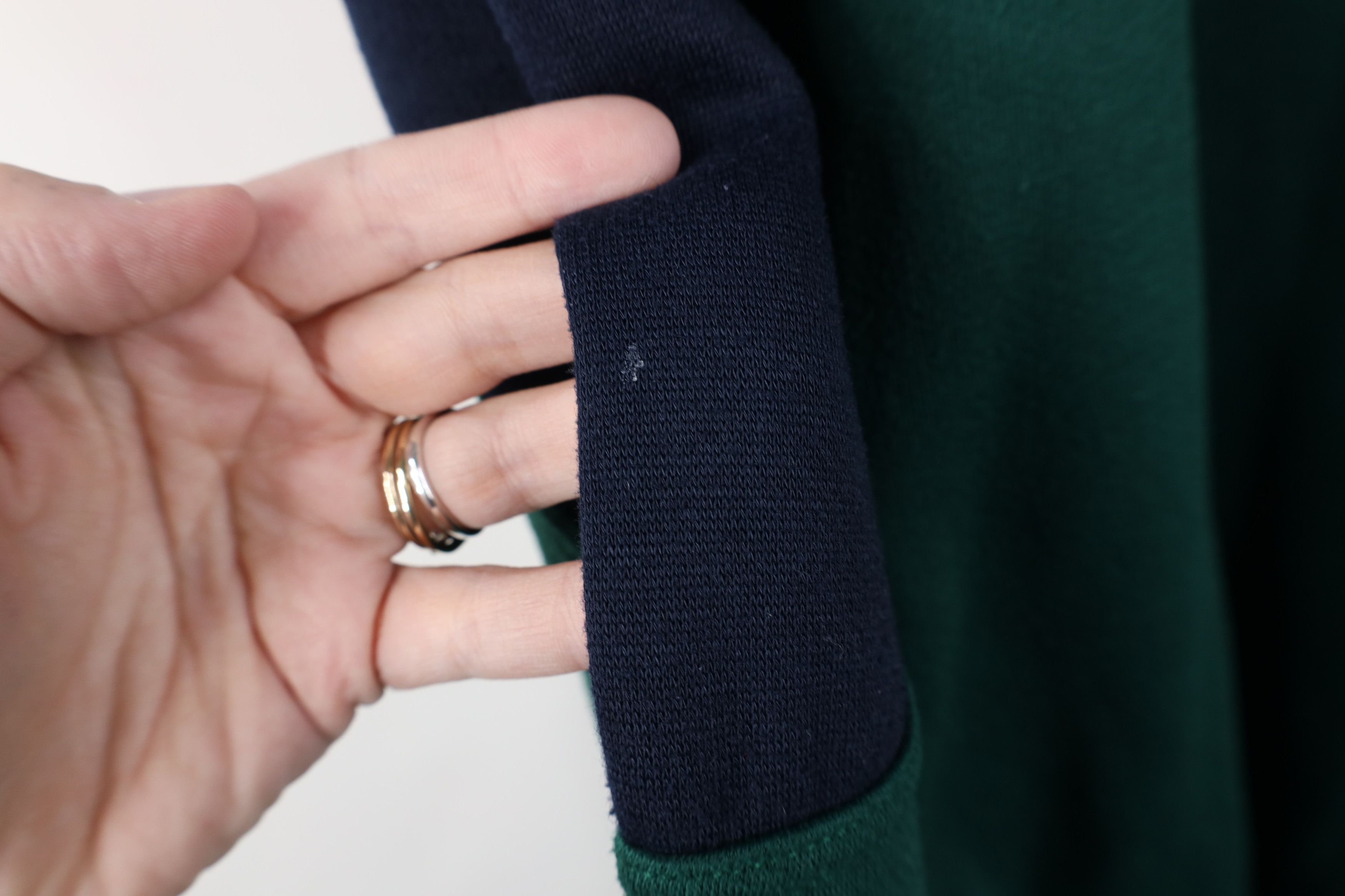 Vintage Vintage 90s Streetwear Block Collared Pullover Sweatshirt Size US L / EU 52-54 / 3 - 7 Thumbnail