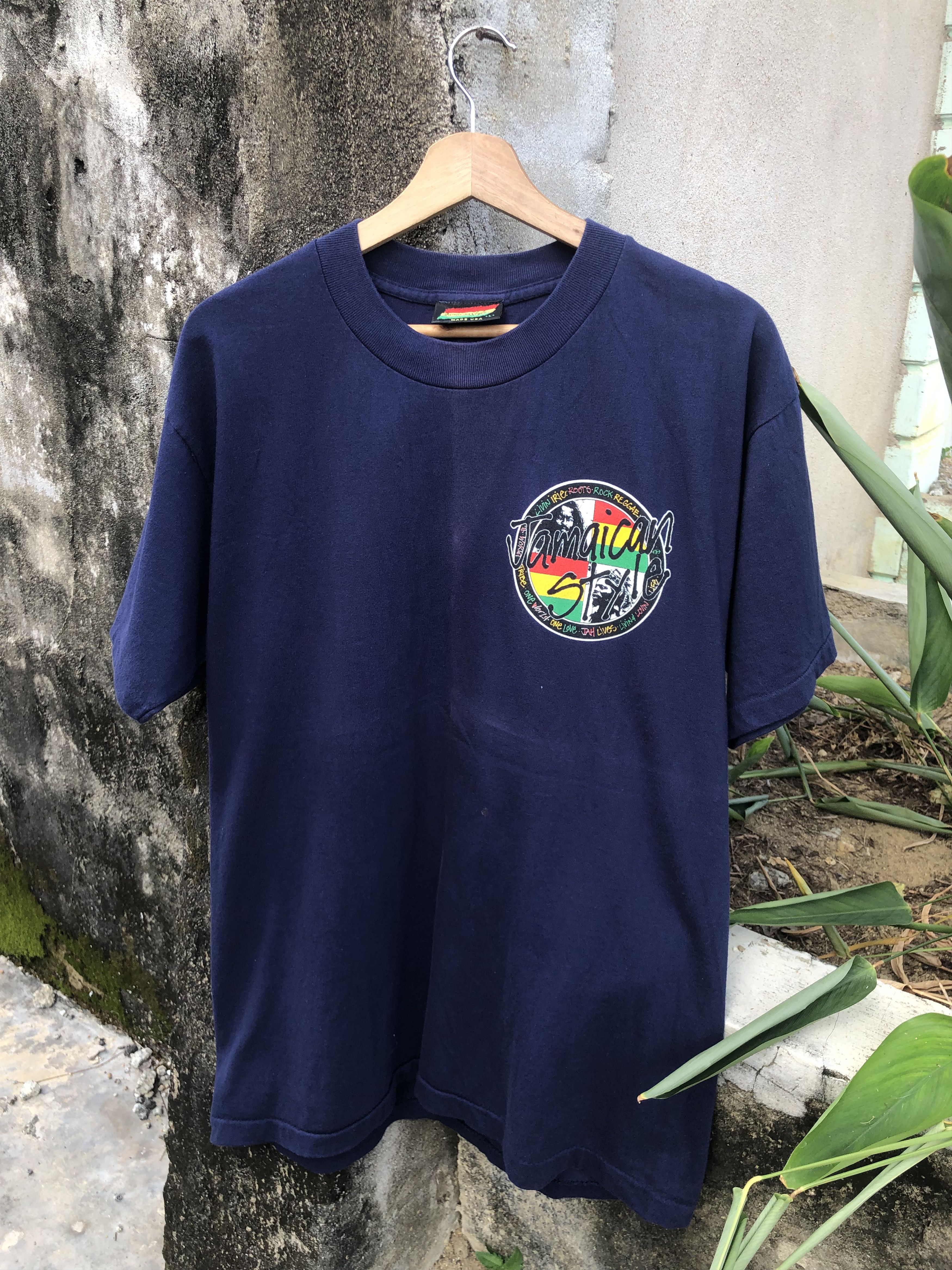 Bob Marley Vintage 90s Bob Marley Jamaican Style Tee Size US L / EU 52-54 / 3 - 2 Thumbnail