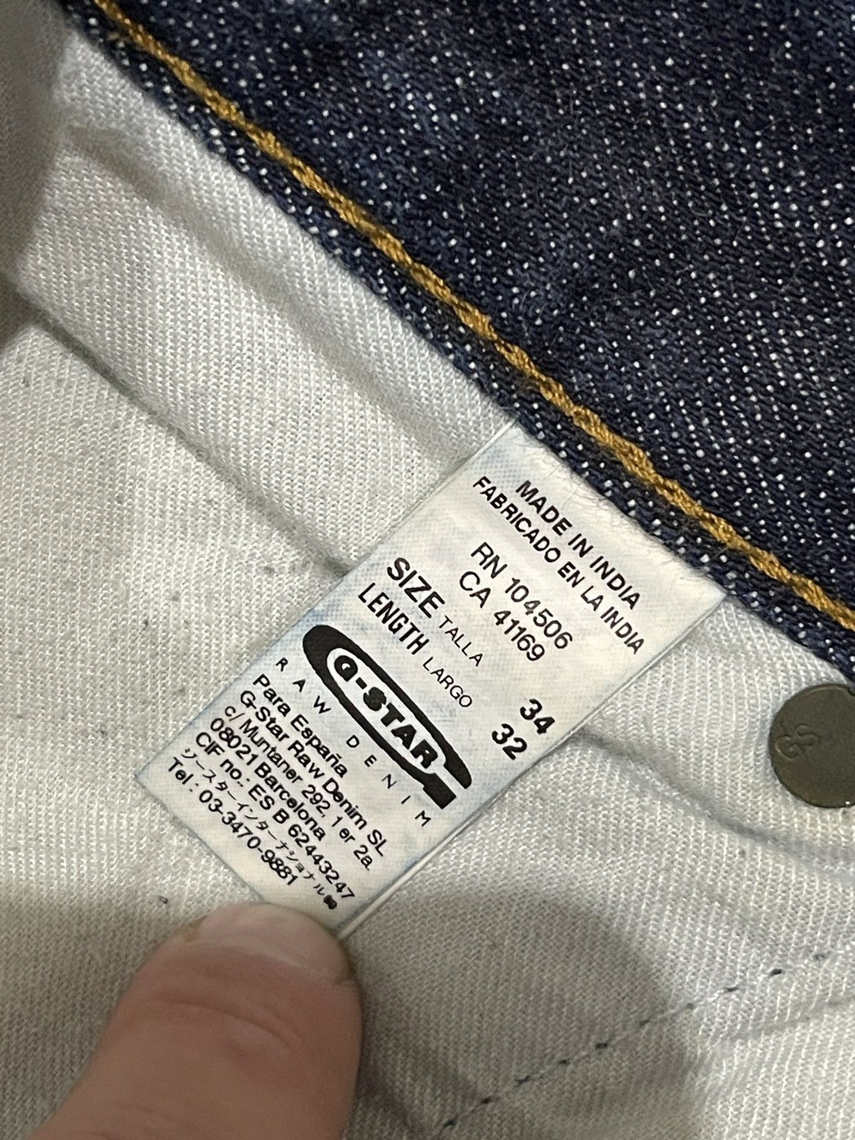 G-Star jeans g-star raw denim size 34 streetwear Size US 34 / EU 50 - 14 Thumbnail