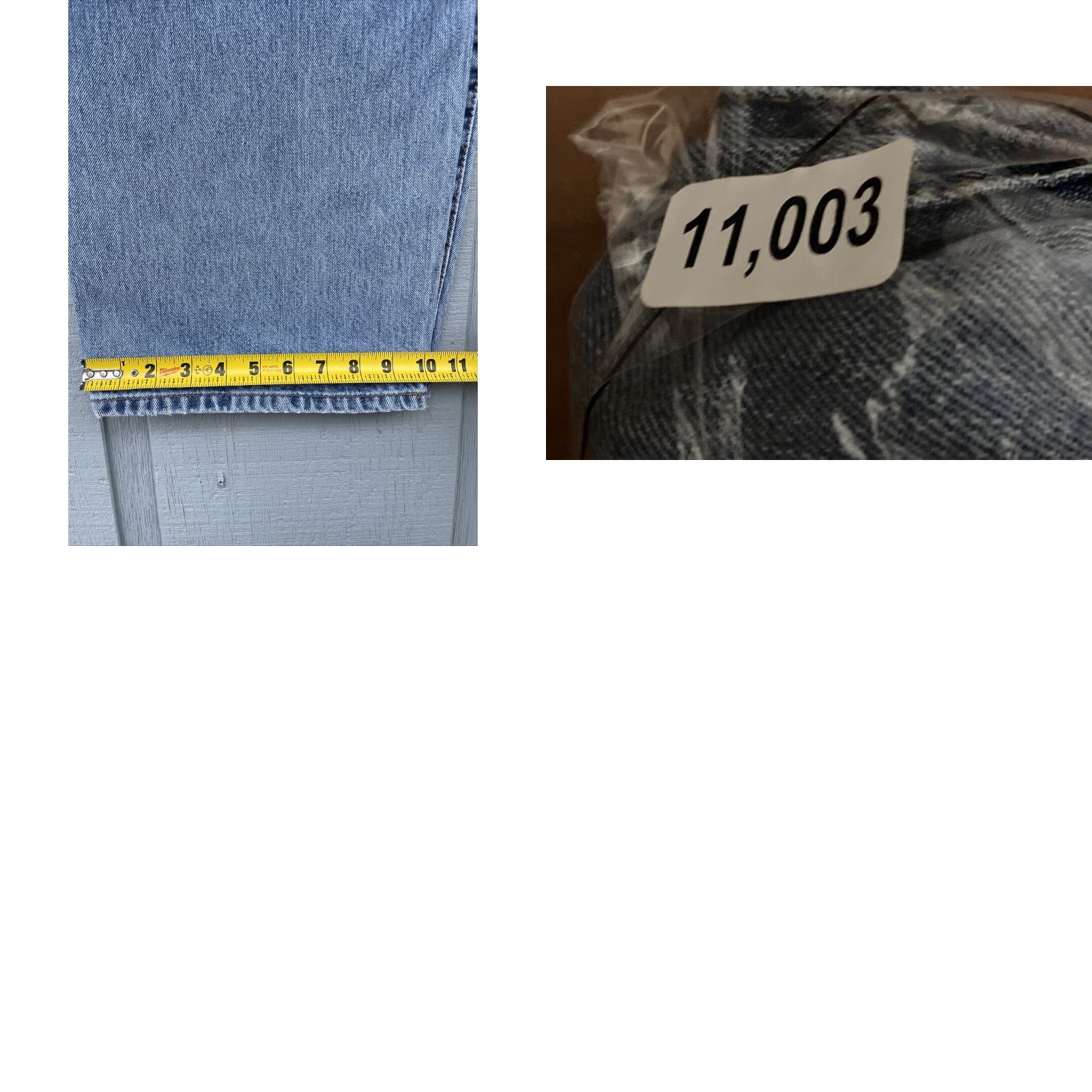 Denime RedHead Jeans Mens 52x32 Blue Relaxed Fit Denim Cotton COTTON Logo Vintage No Size US 36 / EU 52 - 9 Thumbnail