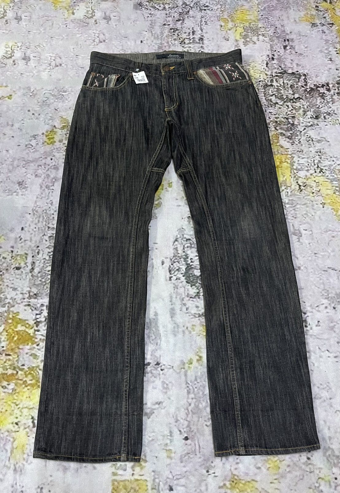 If Six Was Nine × Japanese Brand Japanese Dominate Handcrafted Jeans Distressed Jeans Size US 34 / EU 50 - 1 Thumbnail