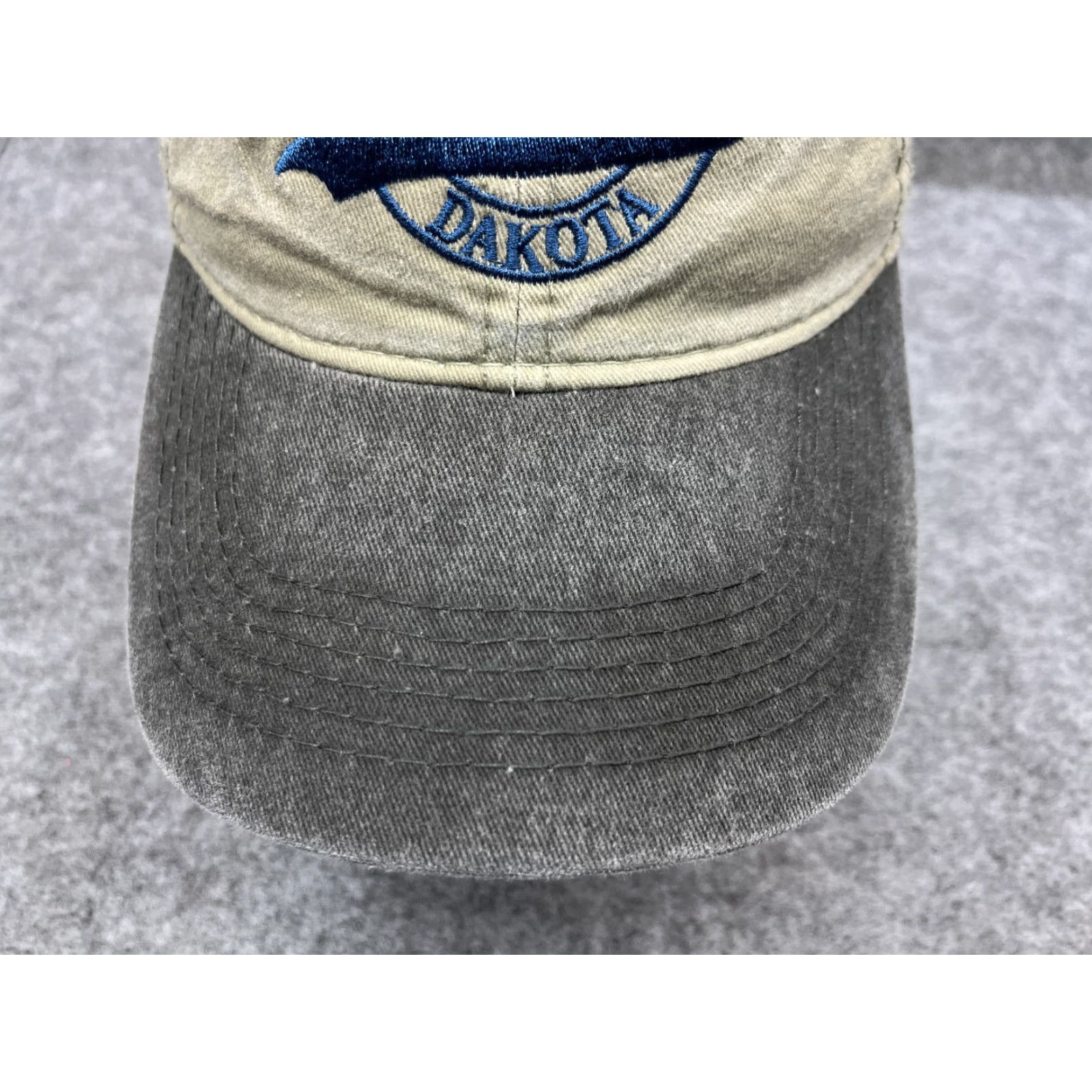 Deadwood Esy Hat Baseball Cap One Size Gray Two Tone Cotton Strap Back Unisex Adults South Dakota City Theme Adjustable 90s Concert? Size ONE SIZE - 3 Thumbnail