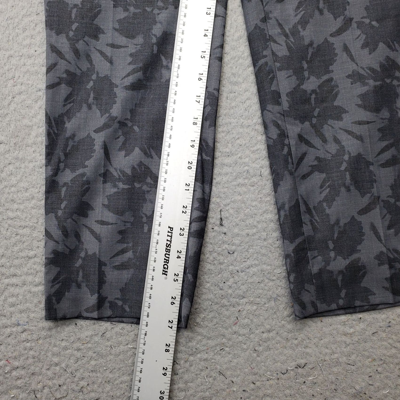 Banana Republic Banana Republic Avery Pants Womens Size 6 Multicolor Floral Stretch Formal Straight Leg Pants Size 28" / US 6 / IT 42 - 4 Thumbnail