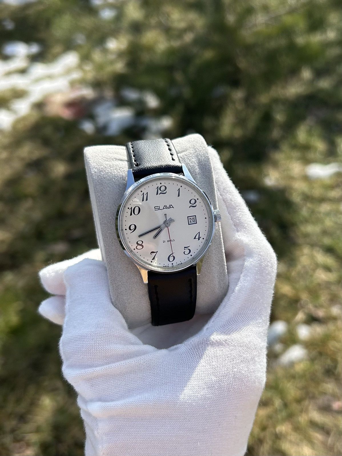 Vintage Vintage Watch Slava USSR Soviet Mechanical Retro 1980s Size ONE SIZE - 11 Thumbnail