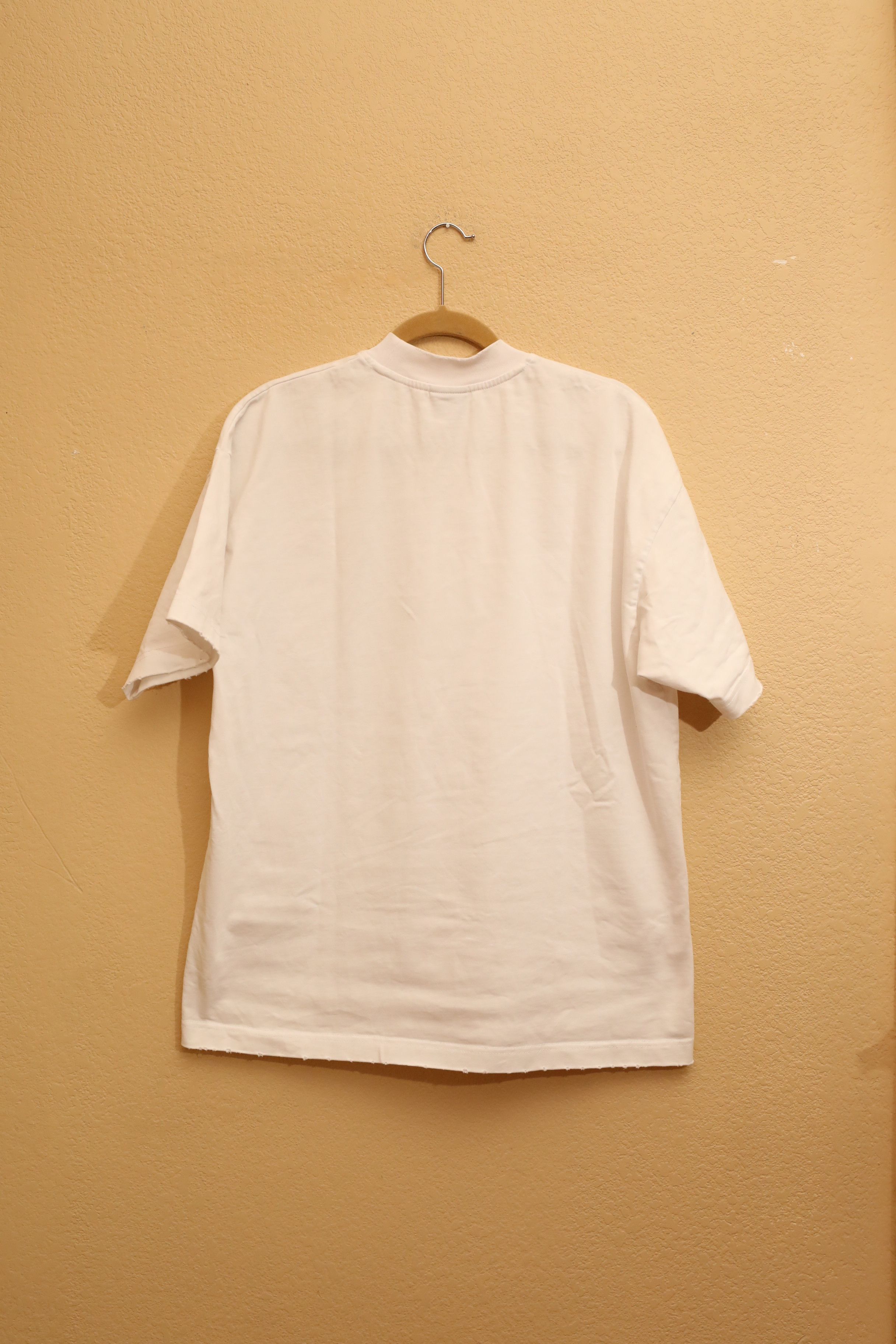 Other The Perfect T - Blank Washed and Distressed White Tee (L) Size US L / EU 52-54 / 3 - 3 Thumbnail