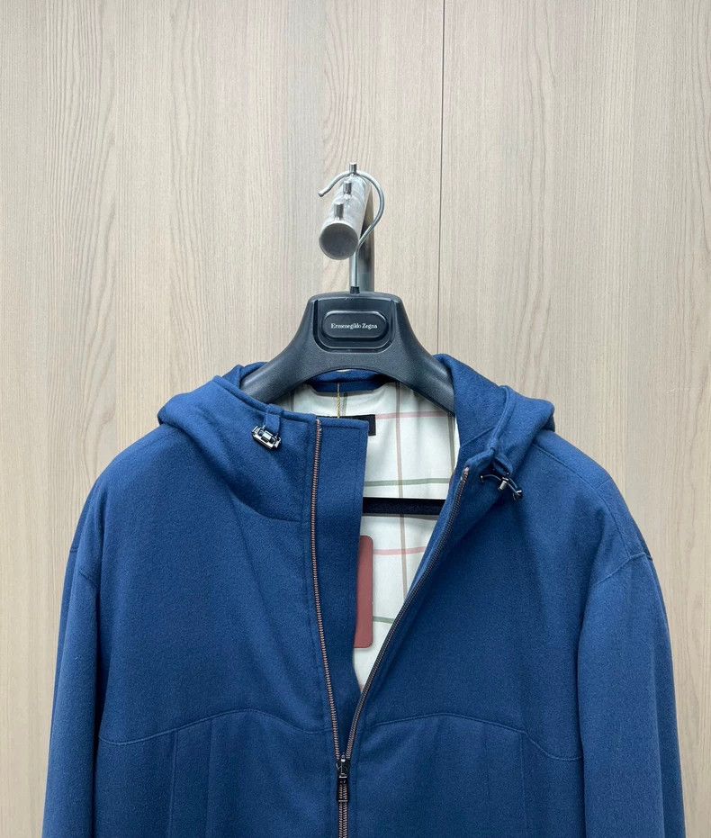 Loro Piana LORO PIANA Cashmere, woolen overcoat with hood Size XL / US 12-14 / IT 48-50 - 2 Thumbnail