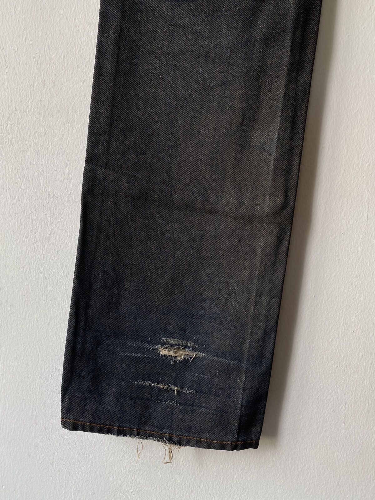 Dsquared2 Vintage Dsquared2 Waxed D2Lux Flare Denim Size US 29 - 10 Thumbnail