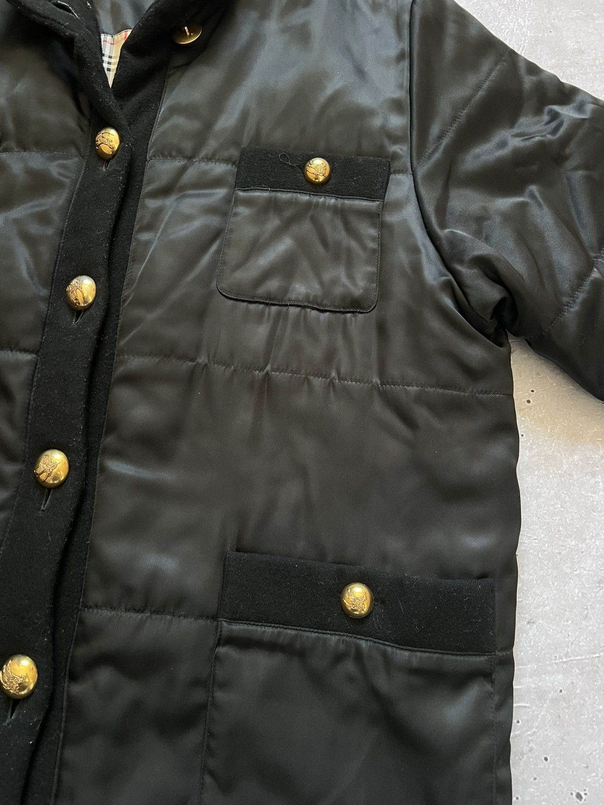 Burberry Burberrys Women's Quilted Jacket Nova Check Nylon Lining 44 Size M / US 6-8 / IT 42-44 - 4 Thumbnail