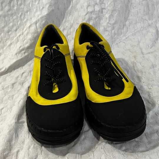 Camper × Kiko Kostadinov Camper x Kiko Kostadinov Yellow Lace-Up Derby Shoes Size US 11 / EU 44 - 2 Thumbnail