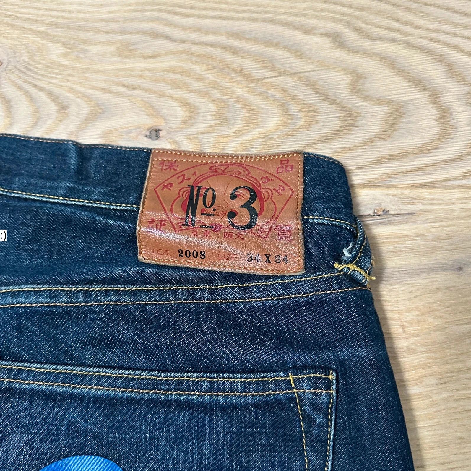 Evisu Jeans Evisu Seagull Robot Blue Lot 2008 Size US 34 / EU 50 - 4 Thumbnail