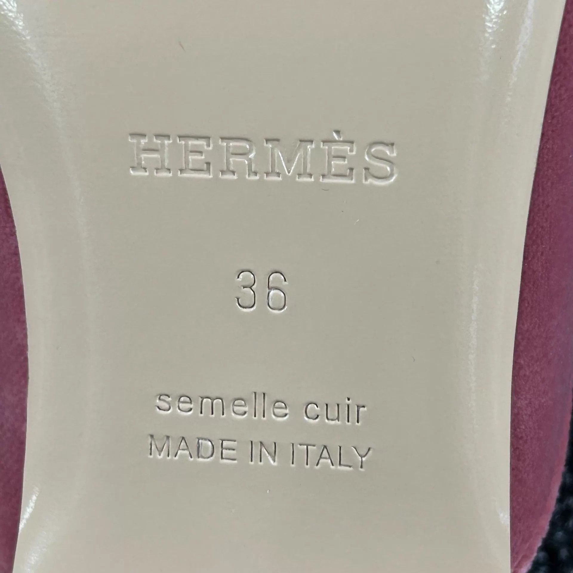 Hermes Hermès Pink Suede H Mules 36 Size US 5.5 / IT 35.5 - 7 Thumbnail