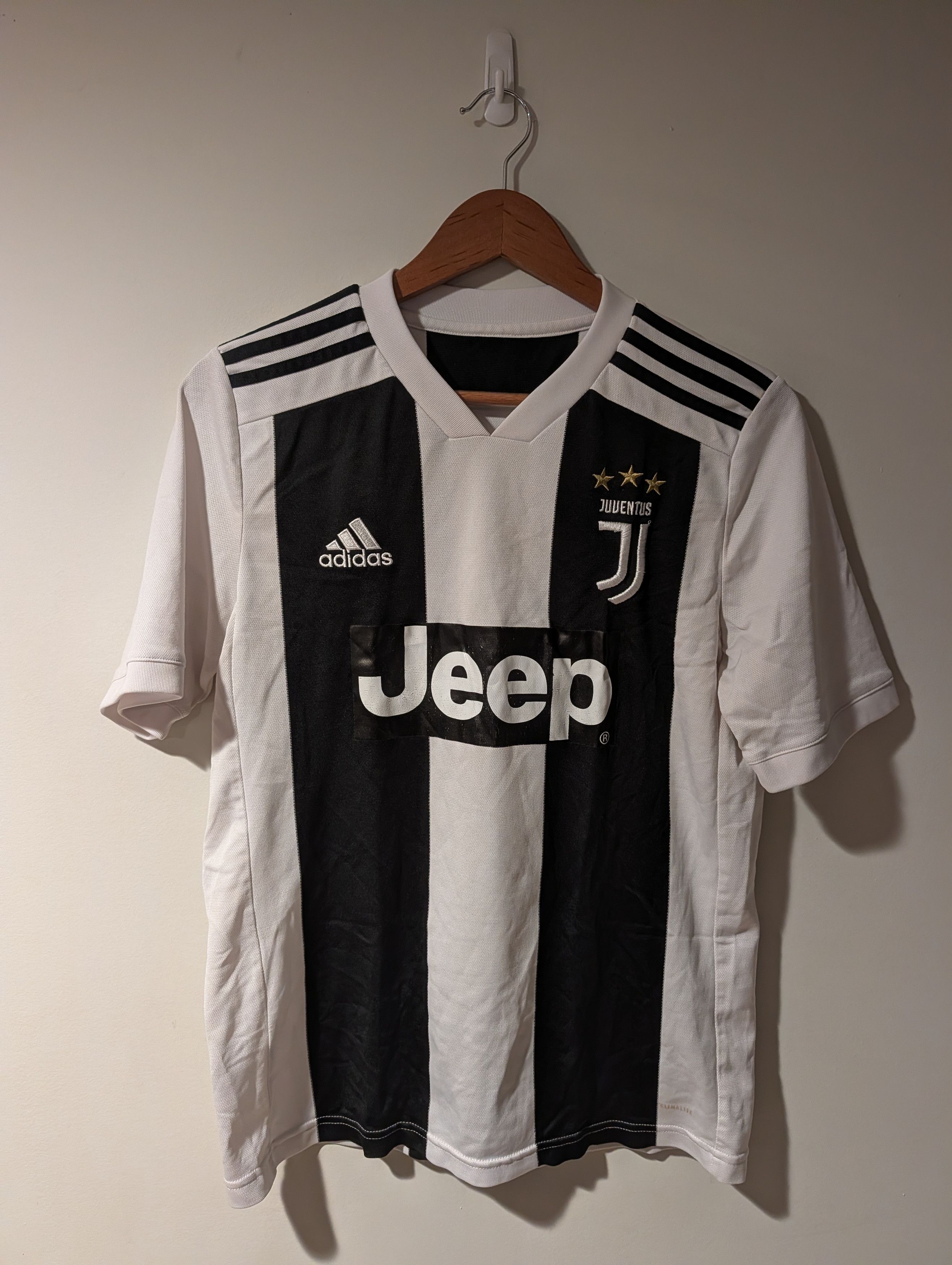 Adidas Adidas Juventus Juve Soccer Jersey Jeep Size Youth XL Size US XL / EU 56 / 4 - 1 Thumbnail