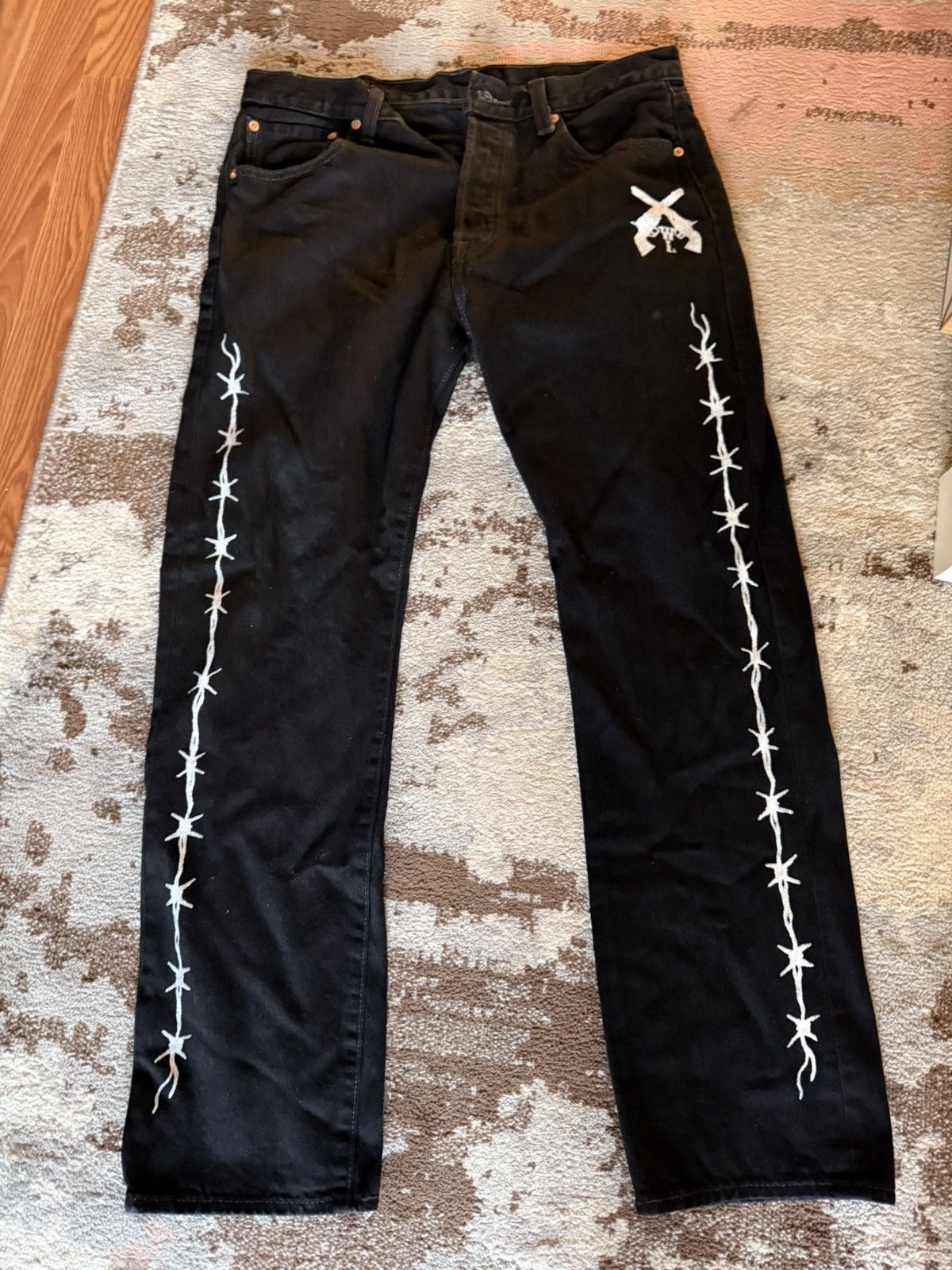 Warren Lotas Warren Lotas Levis Barbed Wire 34x32 Size US 34 / EU 50 - 1 Thumbnail