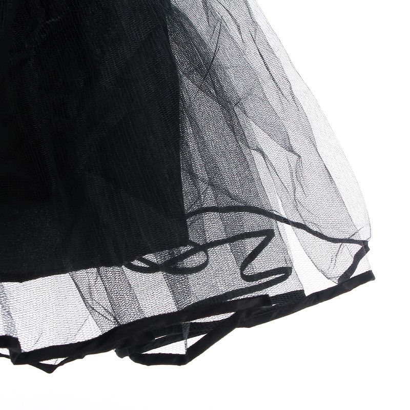 Other Underskirt retro vintage style petticoats black Size 28" / US 6 / IT 42 - 4 Thumbnail