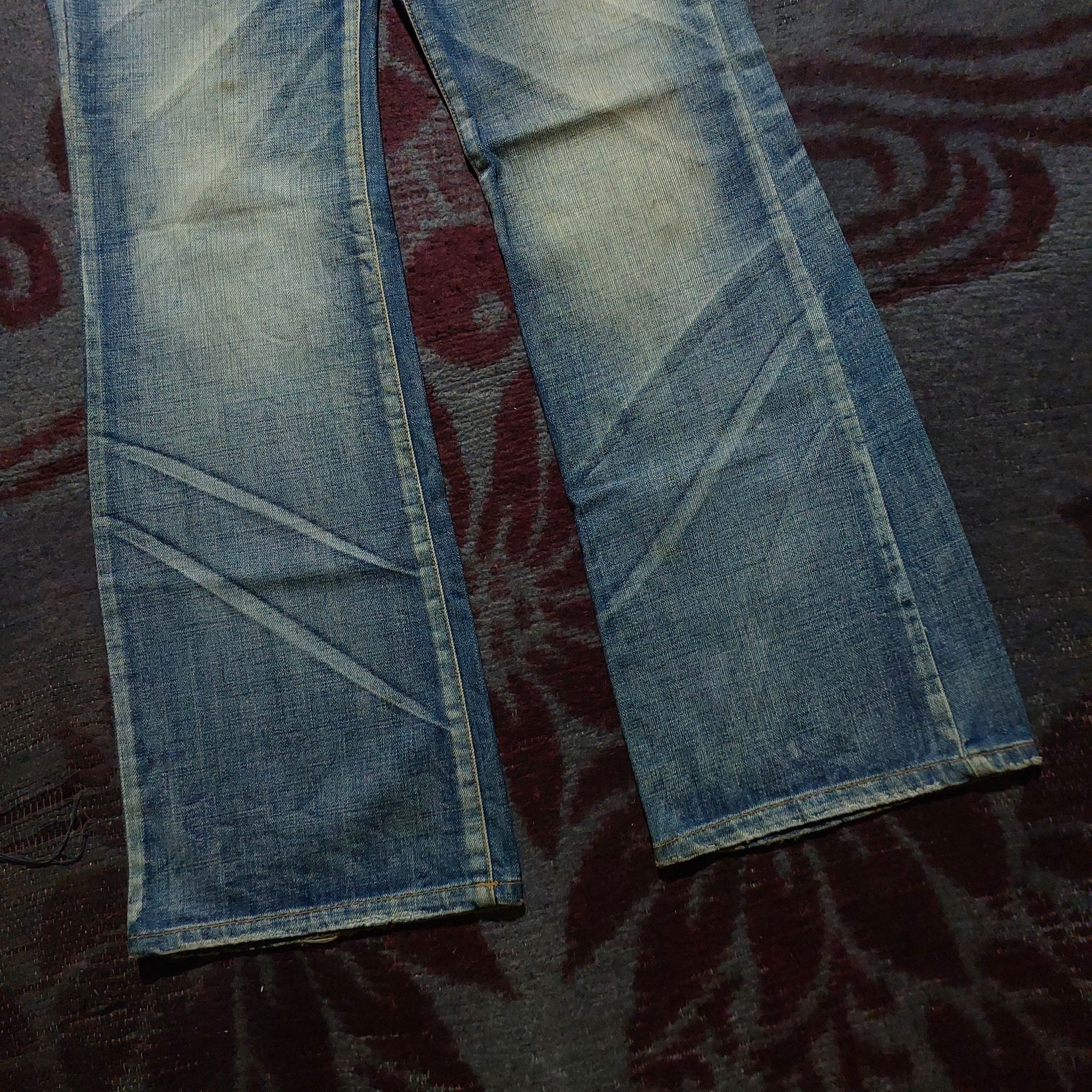Tornado Mart Jean Mani distressed fadded blue flared jeans Size US 29 - 6 Thumbnail