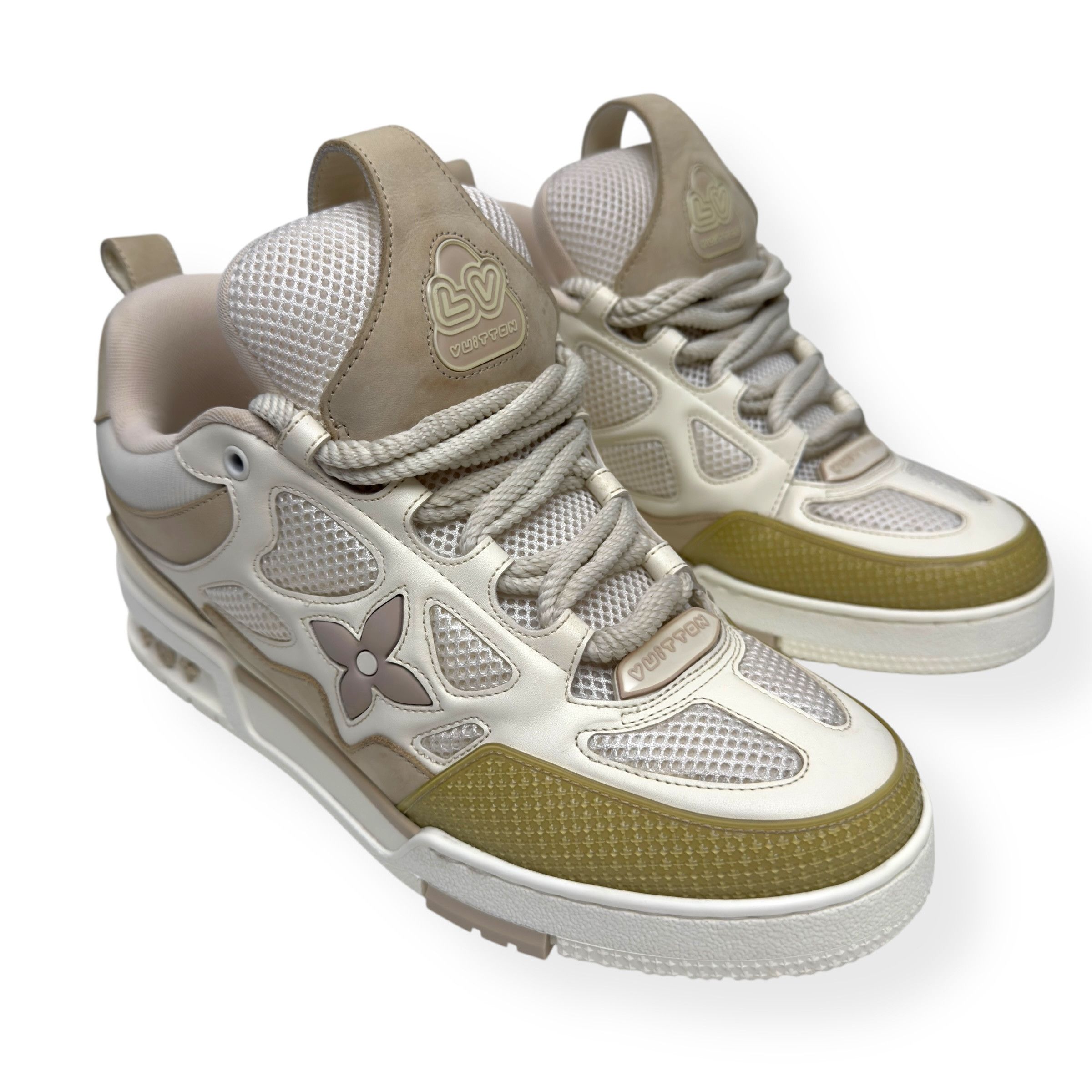 Louis Vuitton LOUIS VUITTON LV SKATE SNEAKER LUXURY BEIGE UK8.5 Size US 9.5 / EU 42-43 - 5 Thumbnail