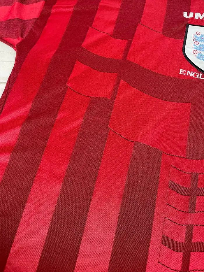 Umbro Vintage Umbro England 1997 1999 Away Shirt SoccerJersey Size US XXL / EU 58 / 5 - 10 Thumbnail