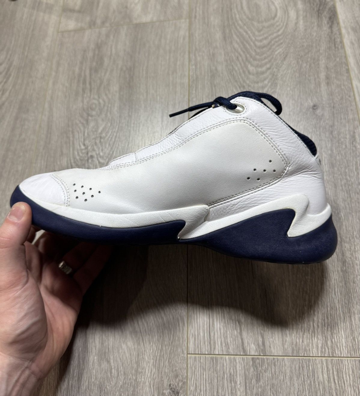 Oakley Oakley Domestic Redcode 0.1 White-Blue Basketball Shoes Size US 8.5 / EU 41-42 - 5 Thumbnail