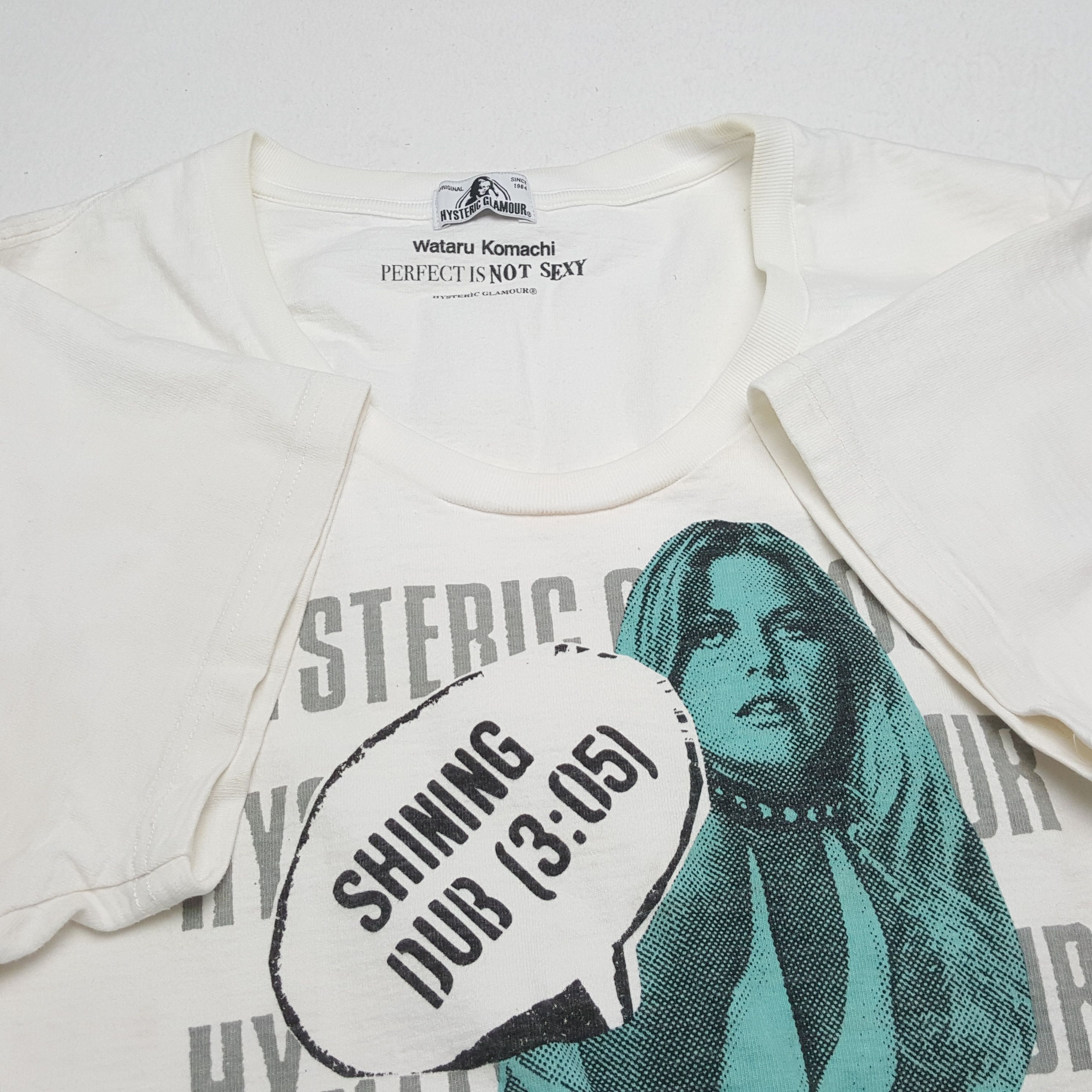 Hysteric Glamour × Japanese Brand × Vintage Vintage HYSTERIC GLAMOUR WATARU KOMACHI Japan Brand T-Shirts Size US M / EU 48-50 / 2 - 6 Thumbnail