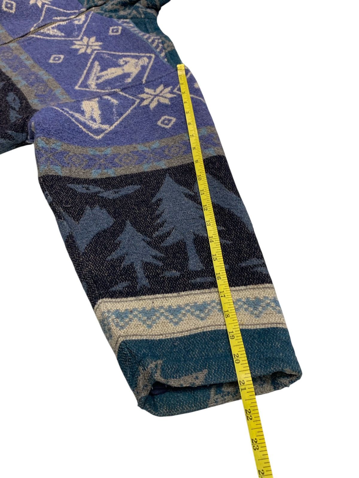 L.L. Bean Vintage LL.Bean Wool Half Zipper Navajo Ski Wear Jacket Size US M / EU 48-50 / 2 - 9 Thumbnail