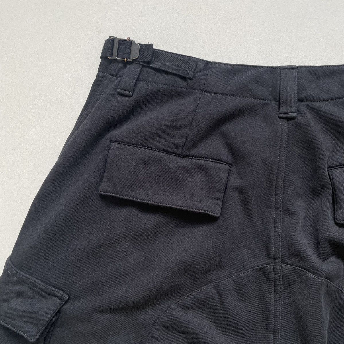 Balenciaga 2022 Wide Leg Black Jersey Cargo Pants Size US 34 / EU 50 - 16 Thumbnail