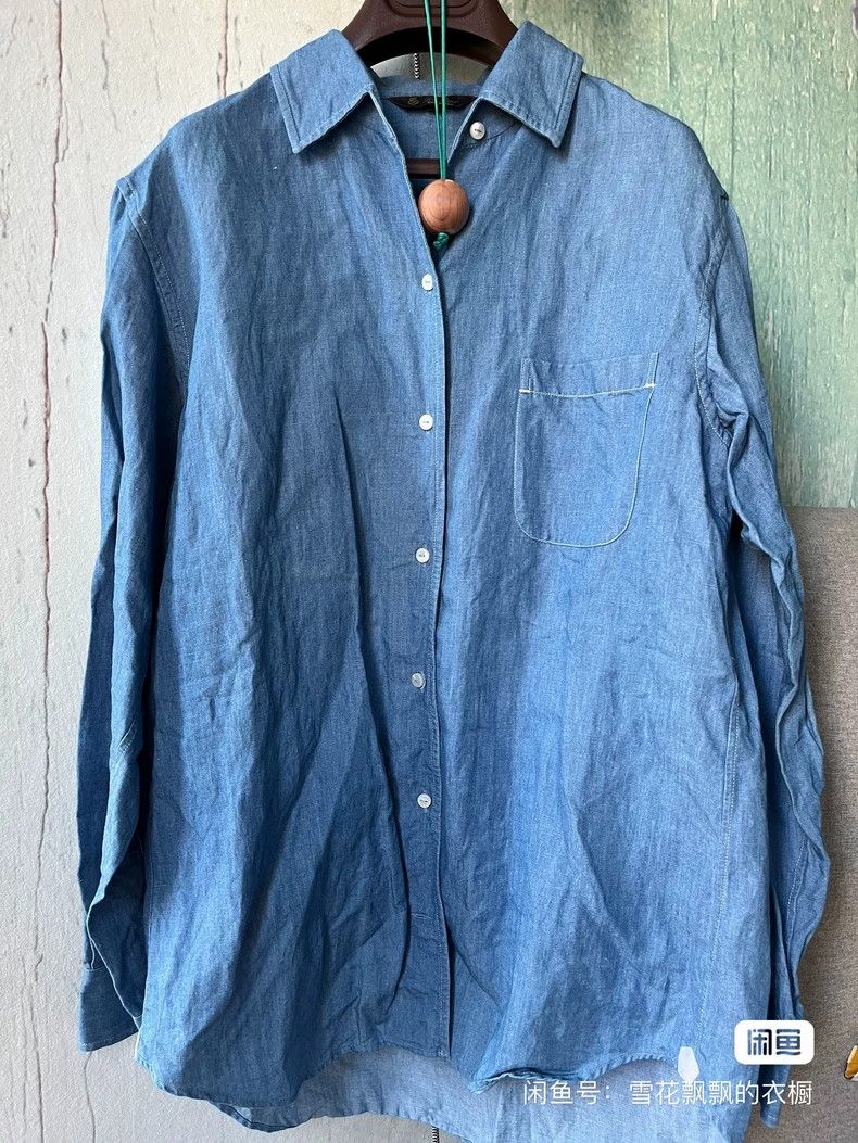 Loro Piana LORO PIANA Blue linen shorts Size 26" / US 2 / IT 38 - 3 Thumbnail