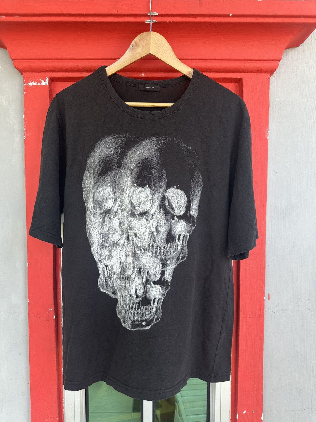 Japanese Brand Tomonari Skull Shadow Japanese Tee Size US M / EU 48-50 / 2 - 1 Thumbnail