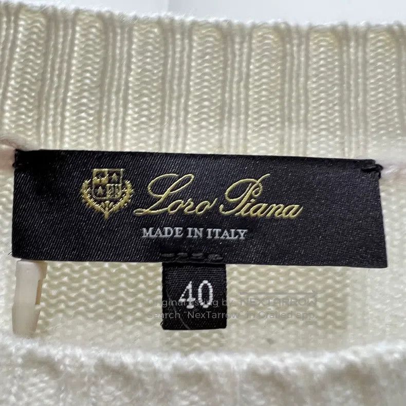 Loro Piana Loro Piana University Logo Intarsia Cashmere Sweater Size XS / US 0-2 / IT 36-38 - 3 Thumbnail