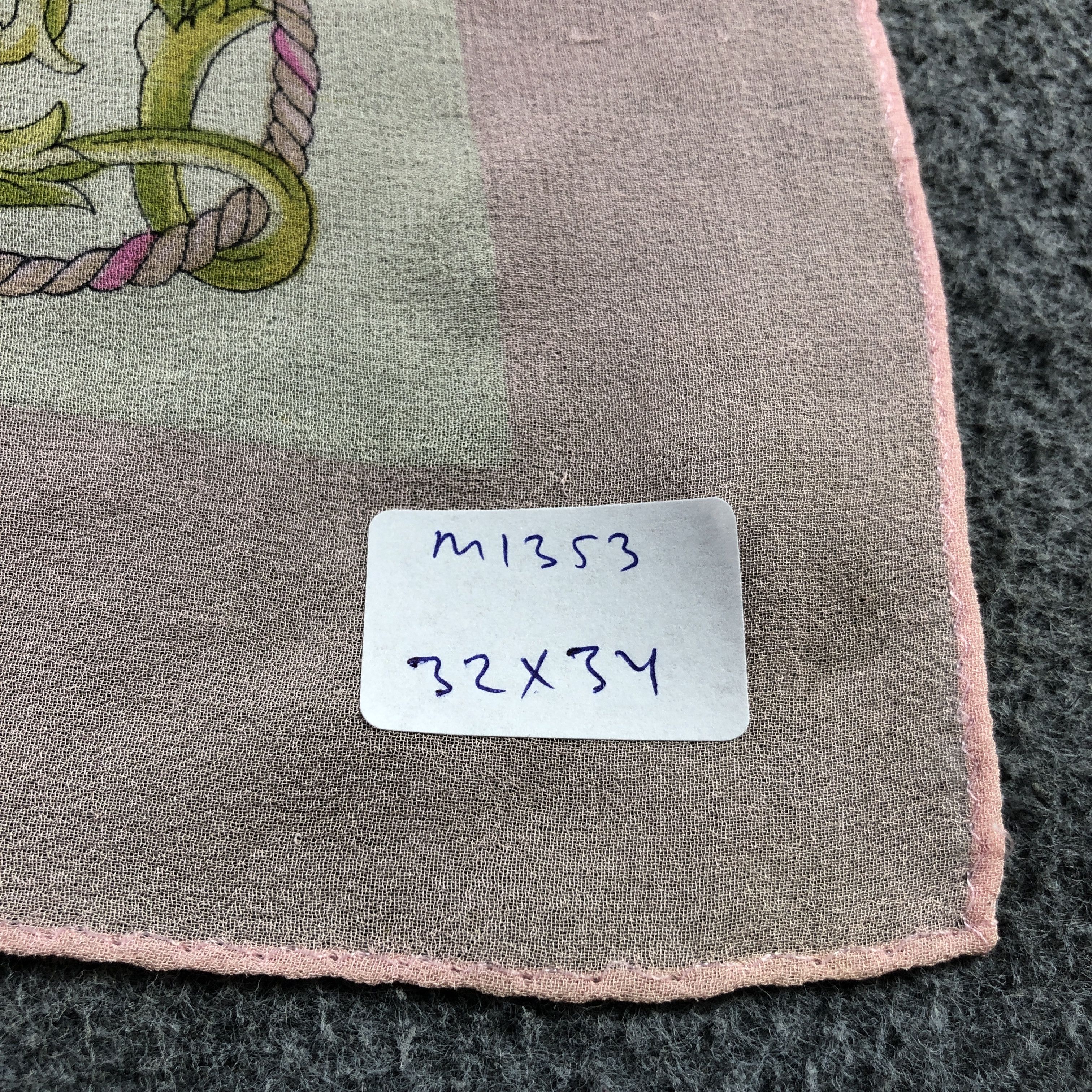 Vintage Les Clefs Silk Scarf M1353 Size ONE SIZE - 10 Thumbnail