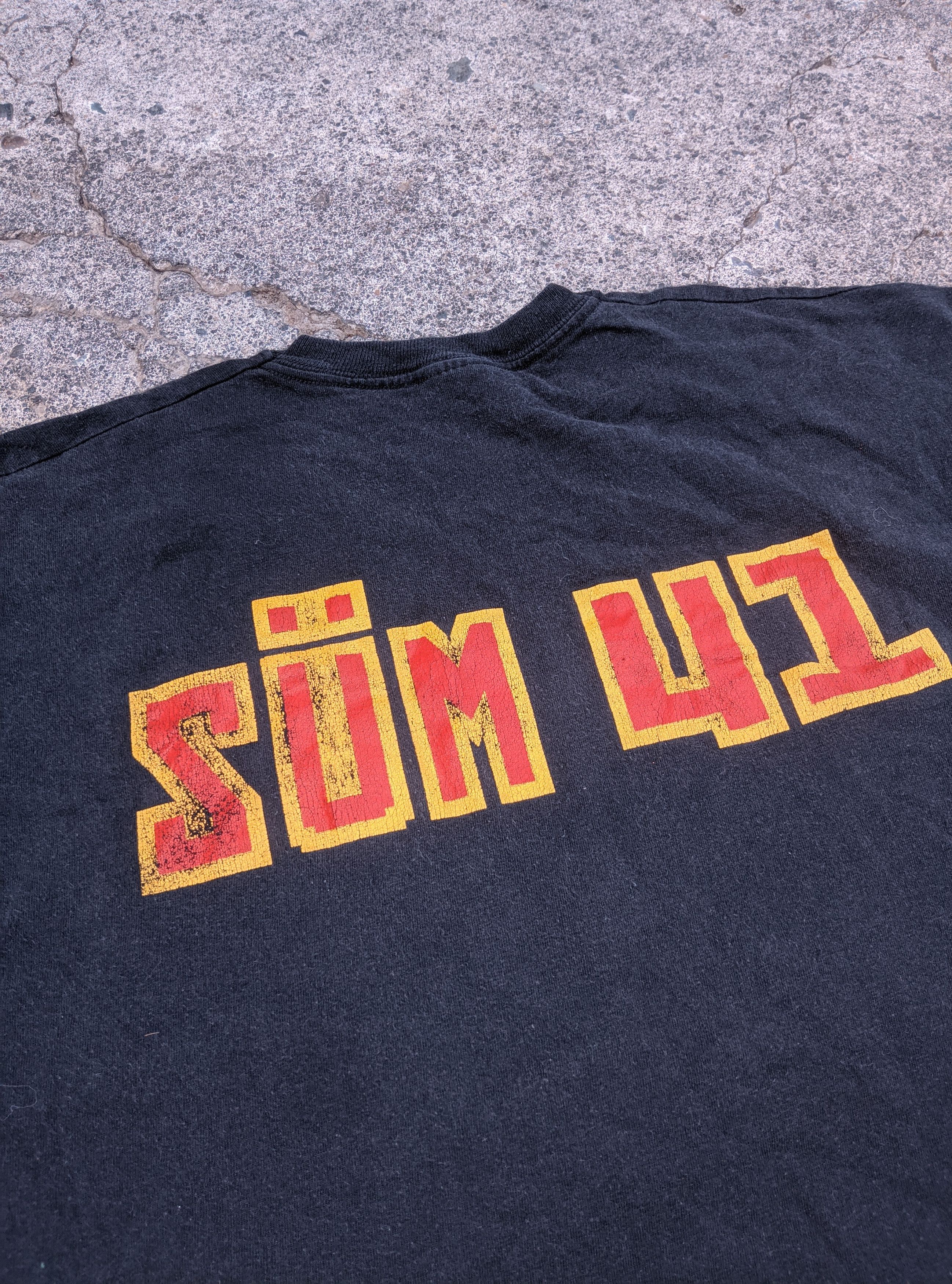Band Tees Vintage 2001 sum41 pop punk skate punk t shirt Size US L / EU 52-54 / 3 - 5 Thumbnail