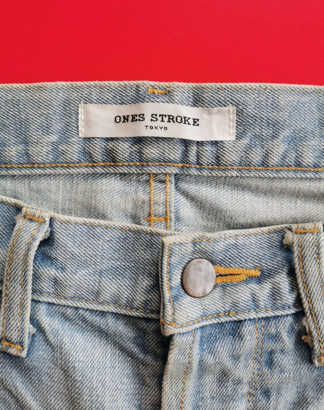 ONES STROKE Ones Stroke Tokyo Selvedge Destroyed Thrashed Jeans Kith Size US 32 / EU 48 - 11 Thumbnail