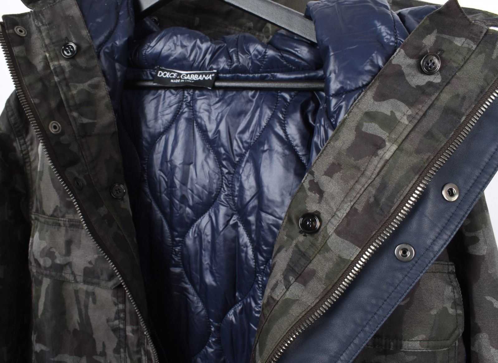 Dolce & Gabbana Dolce Gabbana Men Jacket Hooded Parka Coat IT54-L, S2033 Size US L / EU 52-54 / 3 - 6 Thumbnail