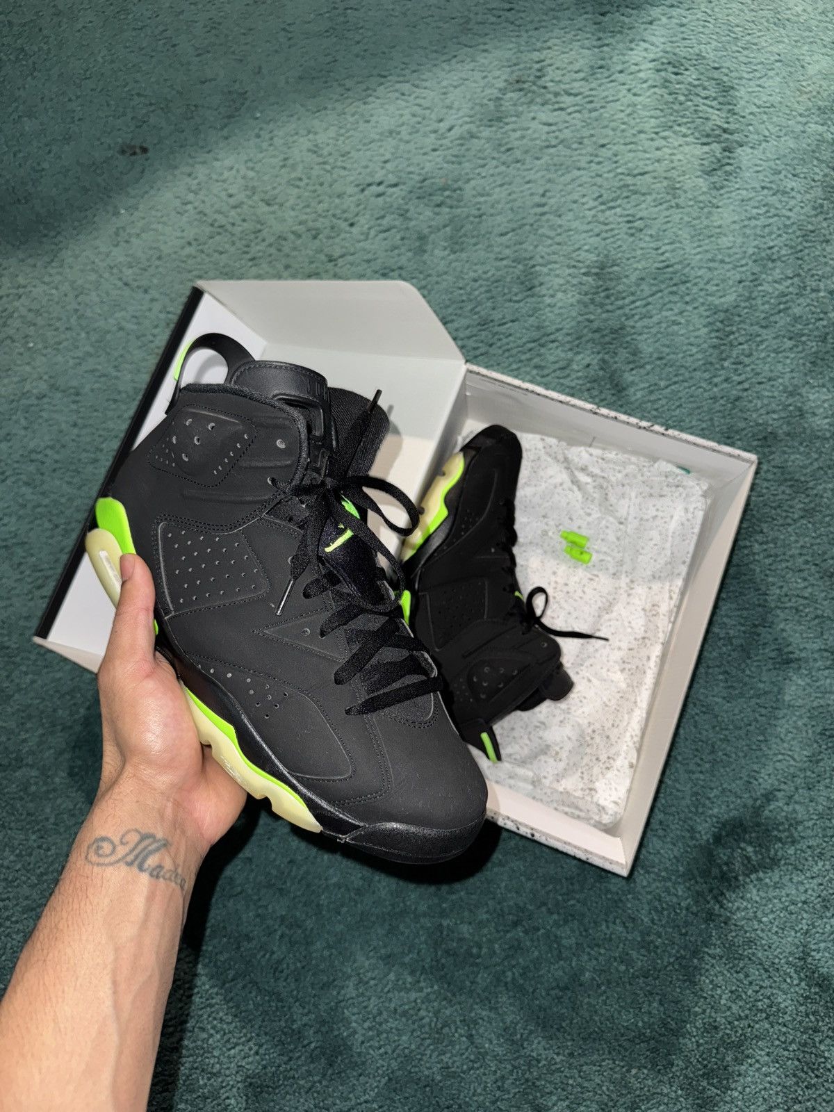 Jordan Retro 'Electric Green' 2021 Size