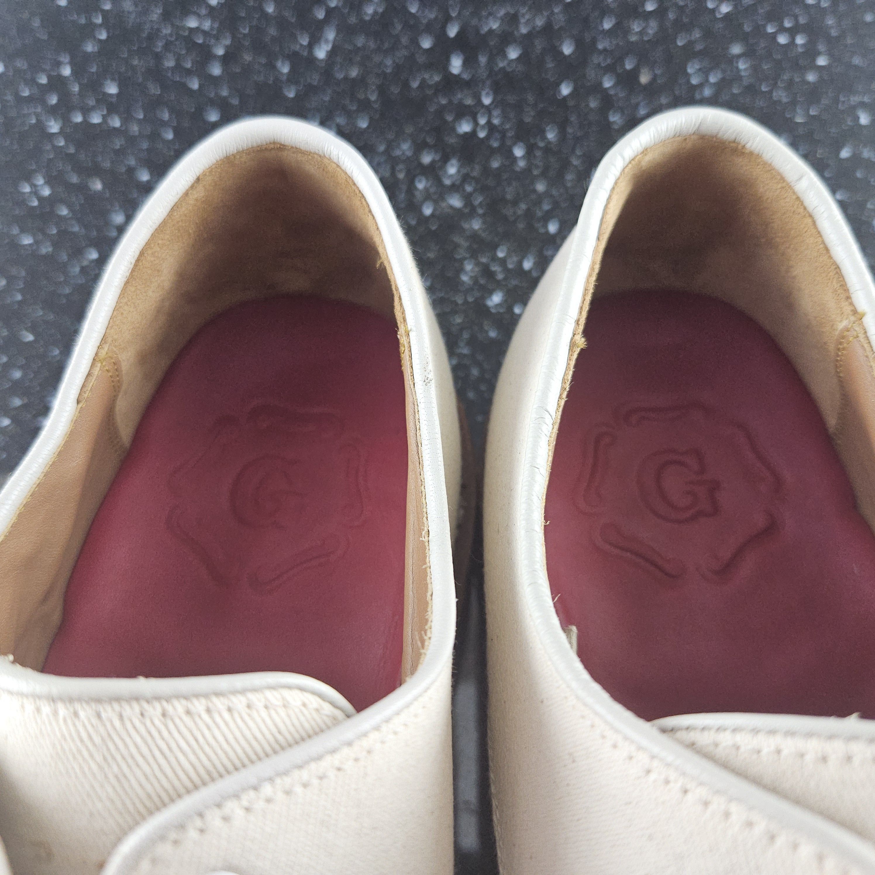 Vintage Grenson shoes beige canvas Sz 9 F