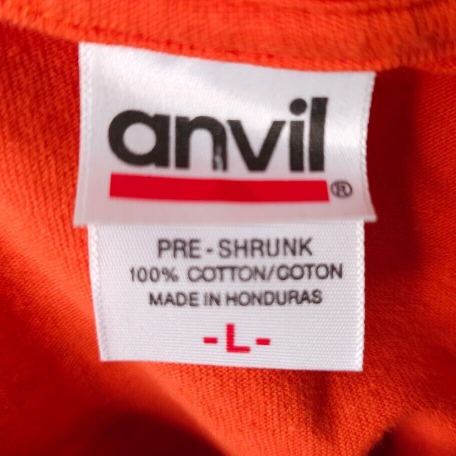 Anvil Sturgis T Shirt Mens Size Large Orange 2012 Black Hills Size US L / EU 52-54 / 3 - 6 Thumbnail