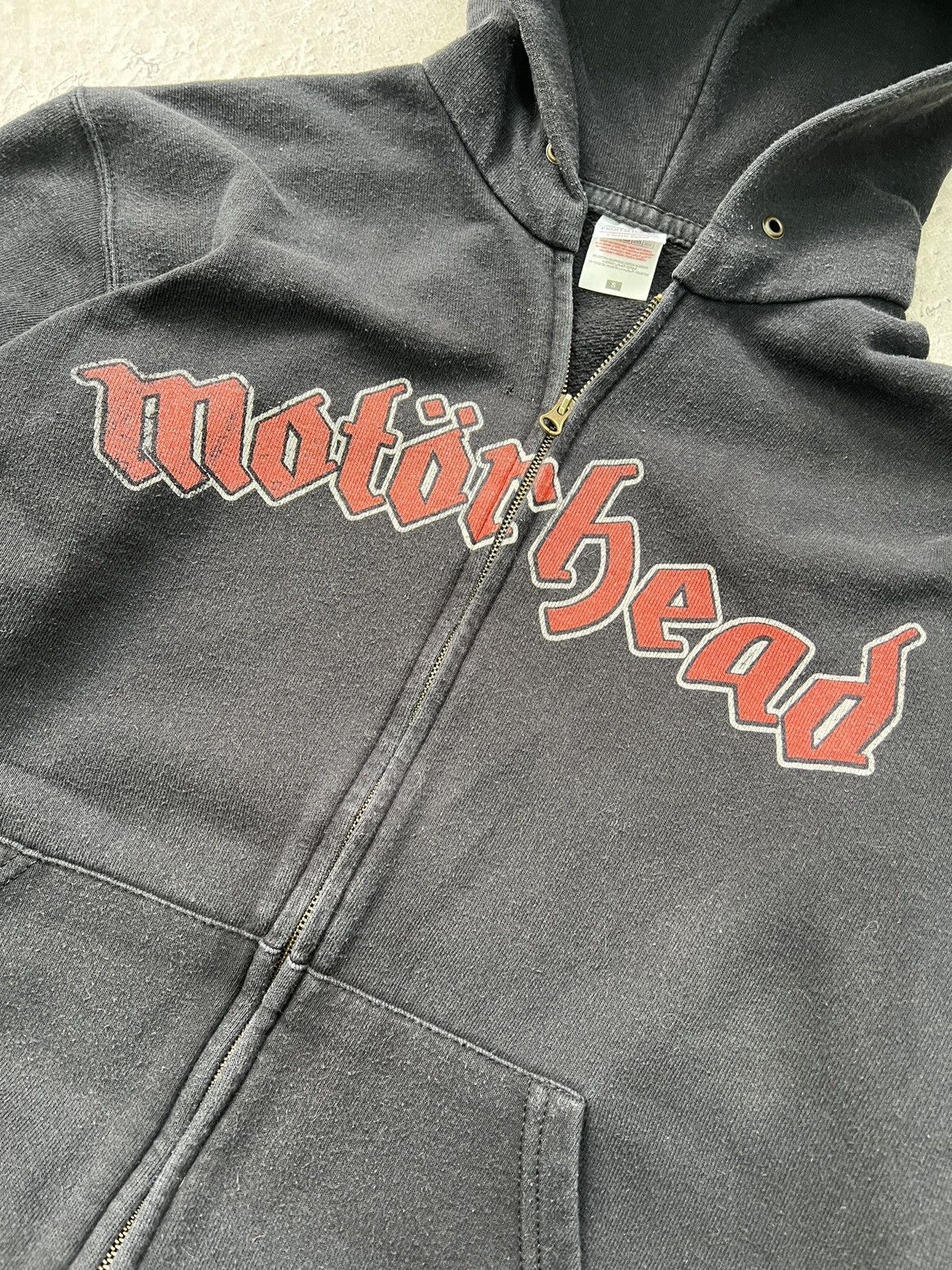Band Tees × Vintage Vintage 90's Motorhead hoodie zip rock band Motörhead Size US S / EU 44-46 / 1 - 8 Thumbnail