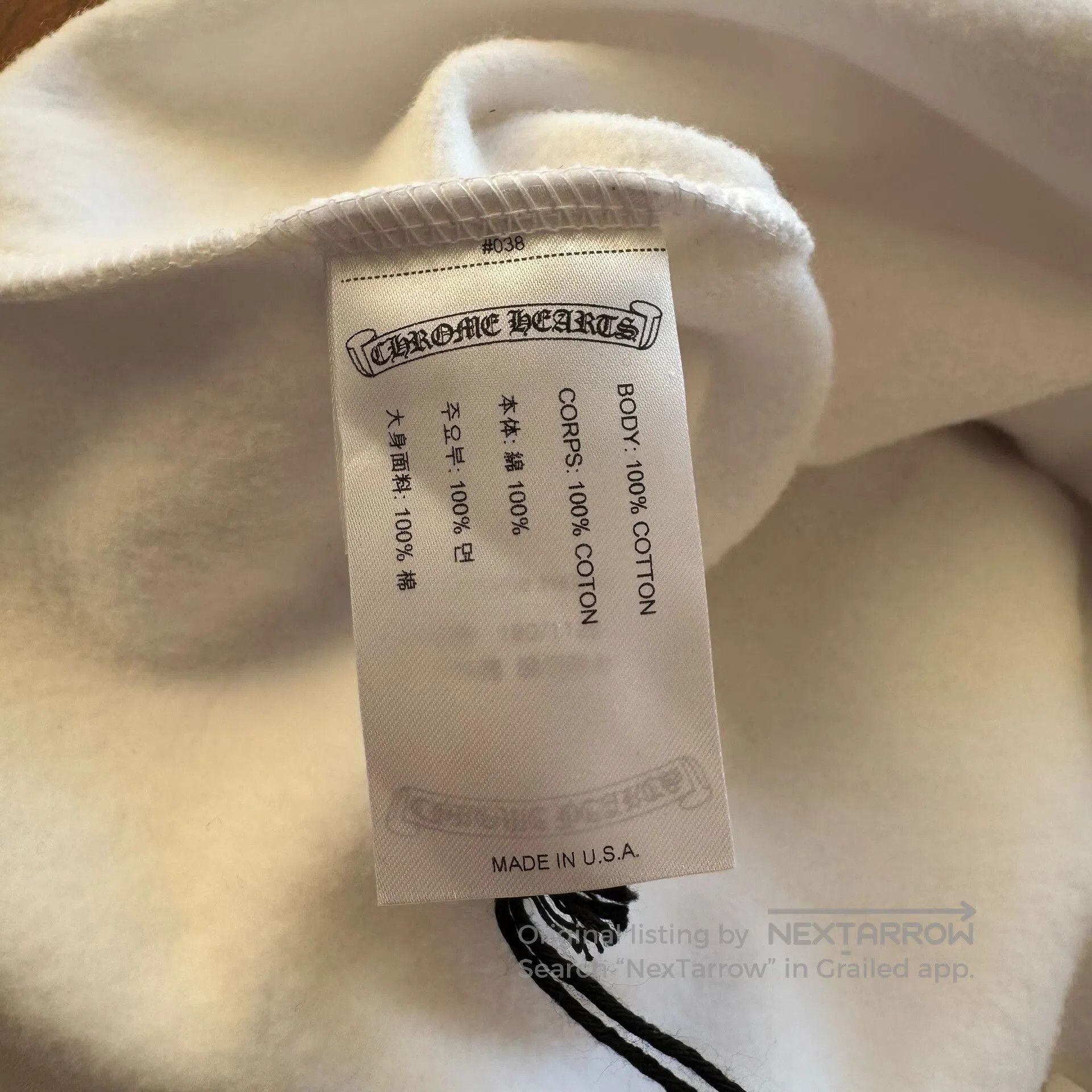 Chrome Hearts chrome hearts white graphic zip. Size US XL / EU 56 / 4 - 6 Thumbnail