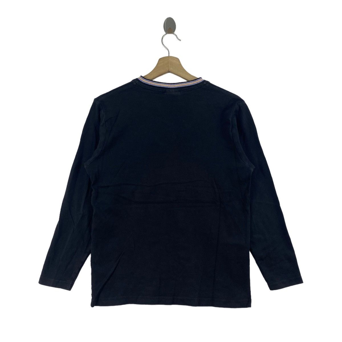 Other ELLE SPORT Big Long Design V-neck Style Black Long Sleeve Size S / US 4 / IT 40 - 3 Thumbnail