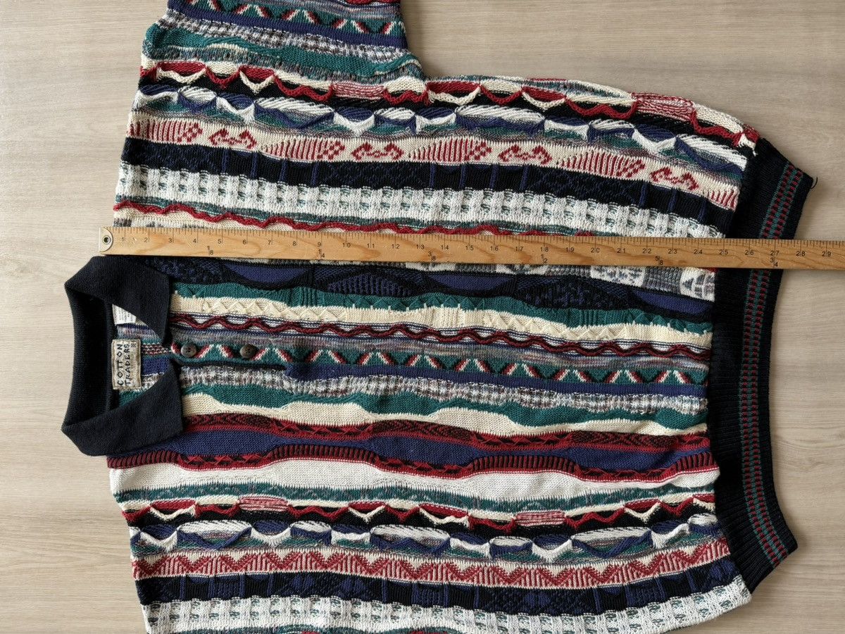 Vintage Vintage Cotton Traders Coogi Style 3D Knit Collared Sz L Size US L / EU 52-54 / 3 - 4 Thumbnail