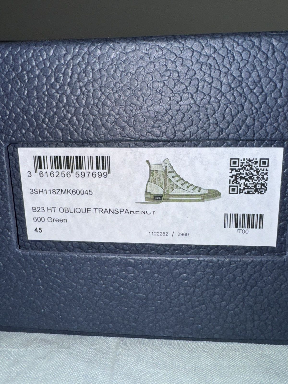 Dior RARE Dead stock! Dior B23 High Oblique - Olive - US12/EU45 Size US 12 / EU 45 - 9 Thumbnail