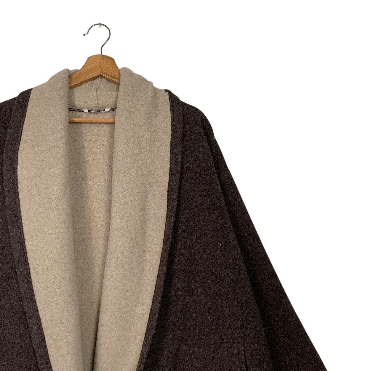 Laura Biagiotti Risposte By Laura Biagiotti Buttonless Overcoat Size M / US 6-8 / IT 42-44 - 5 Thumbnail