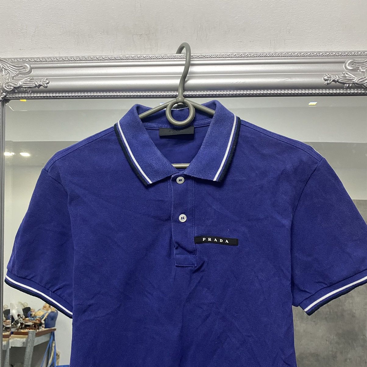 Prada Vintage Prada Polo Shirt Luxury Rare Size US S / EU 44-46 / 1 - 2 Thumbnail