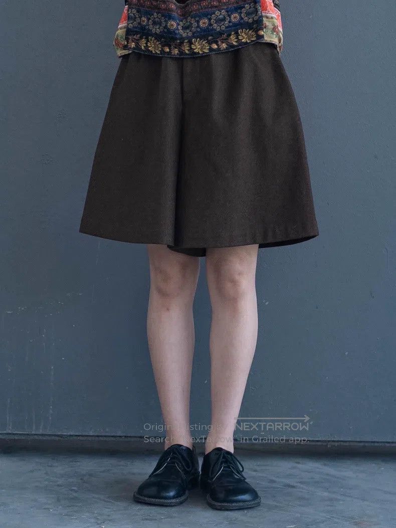 Comme des Garcons Comme Des Garcons size S Wool wide-leg shorts Size 24" / US 00 / IT 34 - 3 Thumbnail