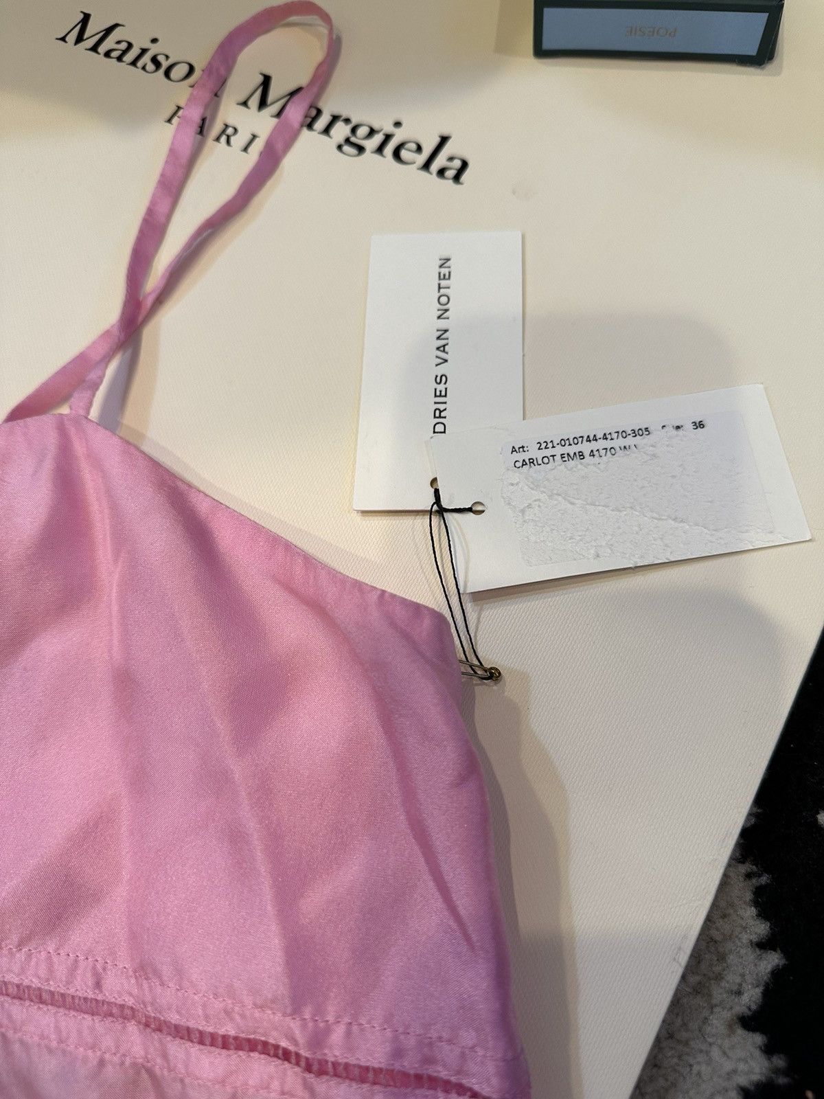 Dries Van Noten 100% Silk Pink Dries Van Noten Top Size XS / US 0-2 / IT 36-38 - 2 Thumbnail