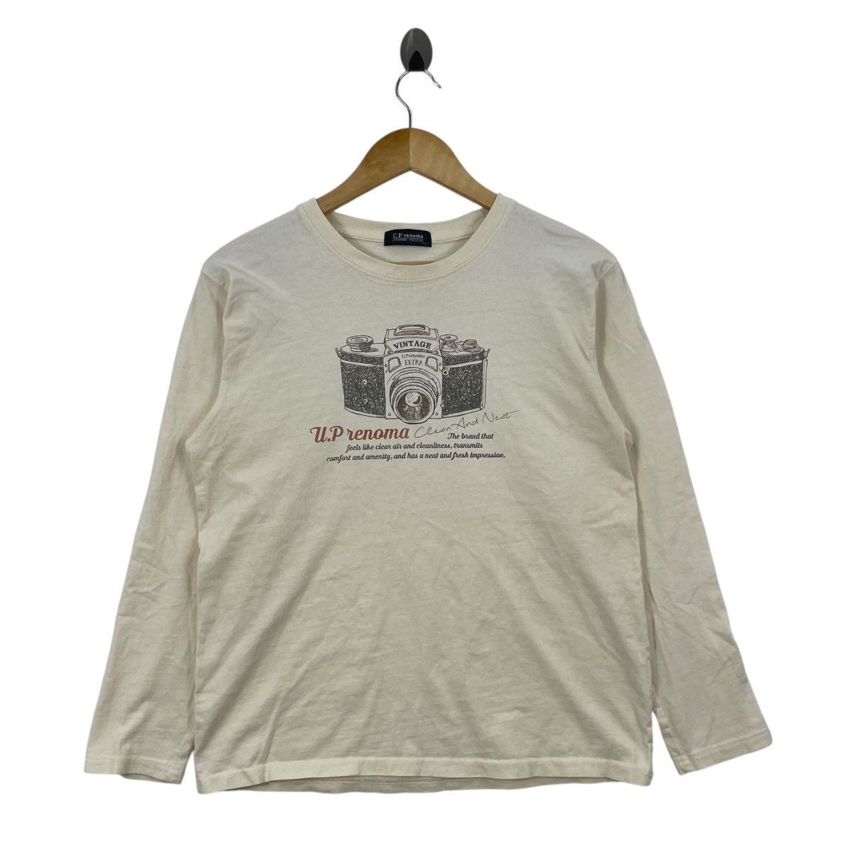 Vintage Vintage 90s Up Renoma Long Sleeve Shirt Size US L / EU 52-54 / 3 - 2 Thumbnail