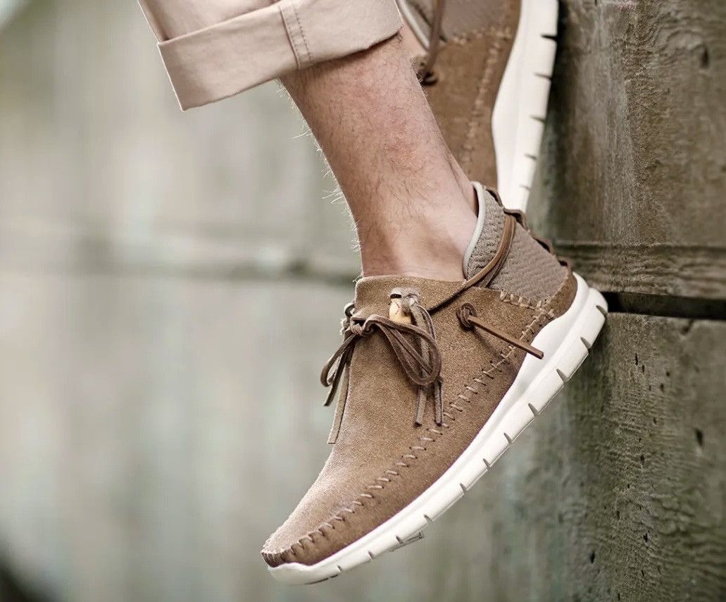 Visvim Visvim Brown Folk Trainer Tan Suede Shoes, Size US 8 / EU 41 - 11 Thumbnail