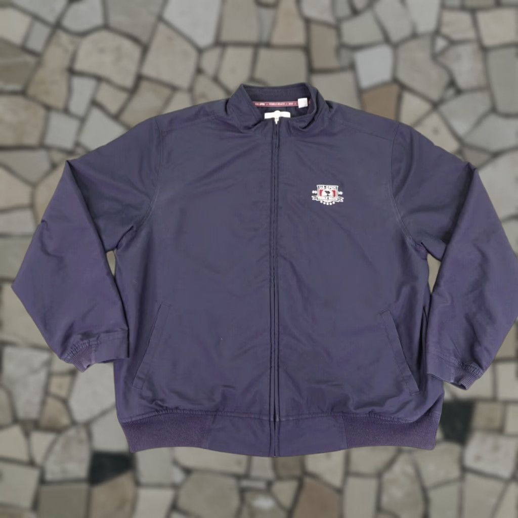 Vintage Ashworth Jacket Men Large Blue Pebble Beach US Open 2010 Golf Windbreaker Coat Size US L / EU 52-54 / 3 - 1 Thumbnail