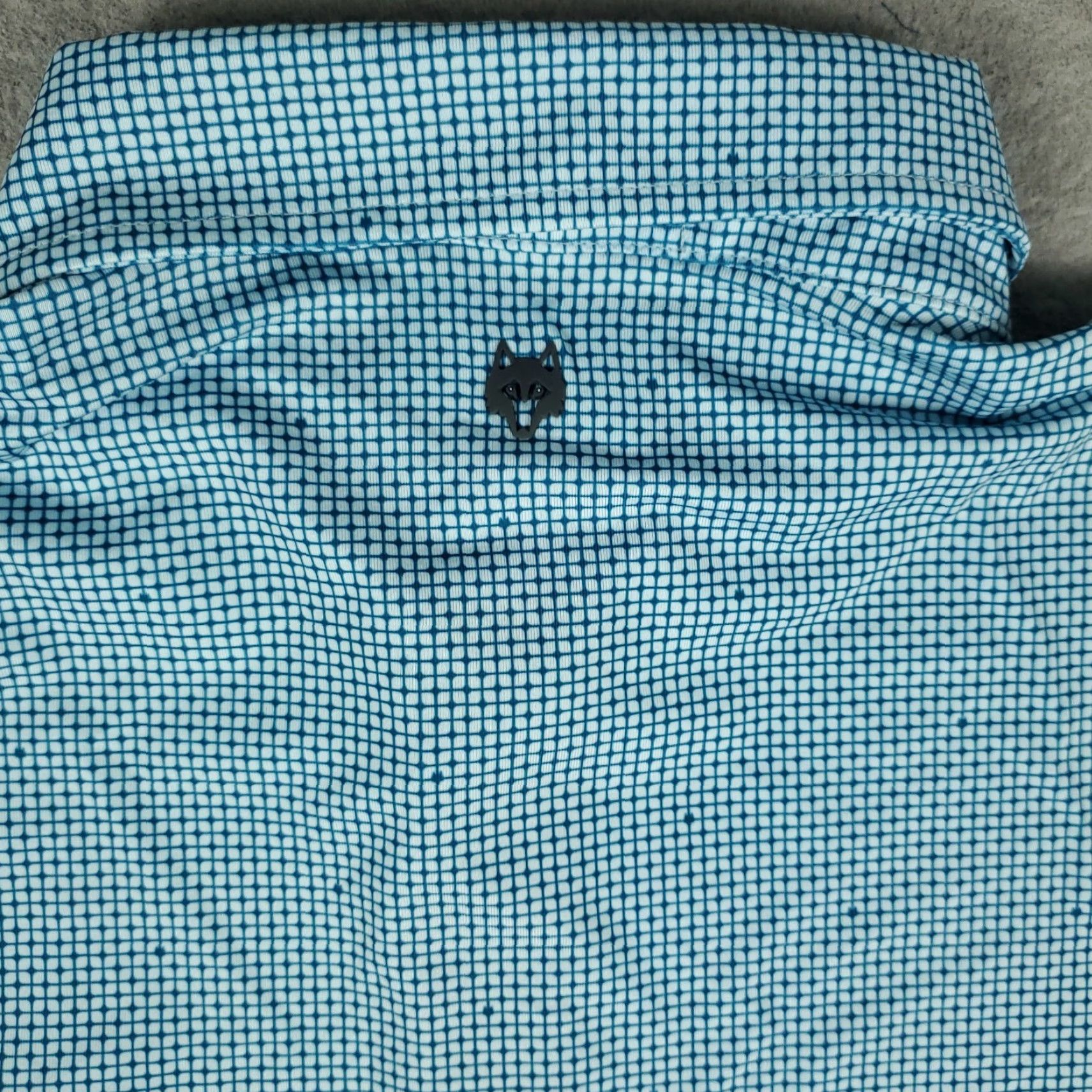 Vintage Greyson Polo Shirt Mens Size Medium Blue Wolf Golf Casual Short Sleeve Size US M / EU 48-50 / 2 - 3 Thumbnail