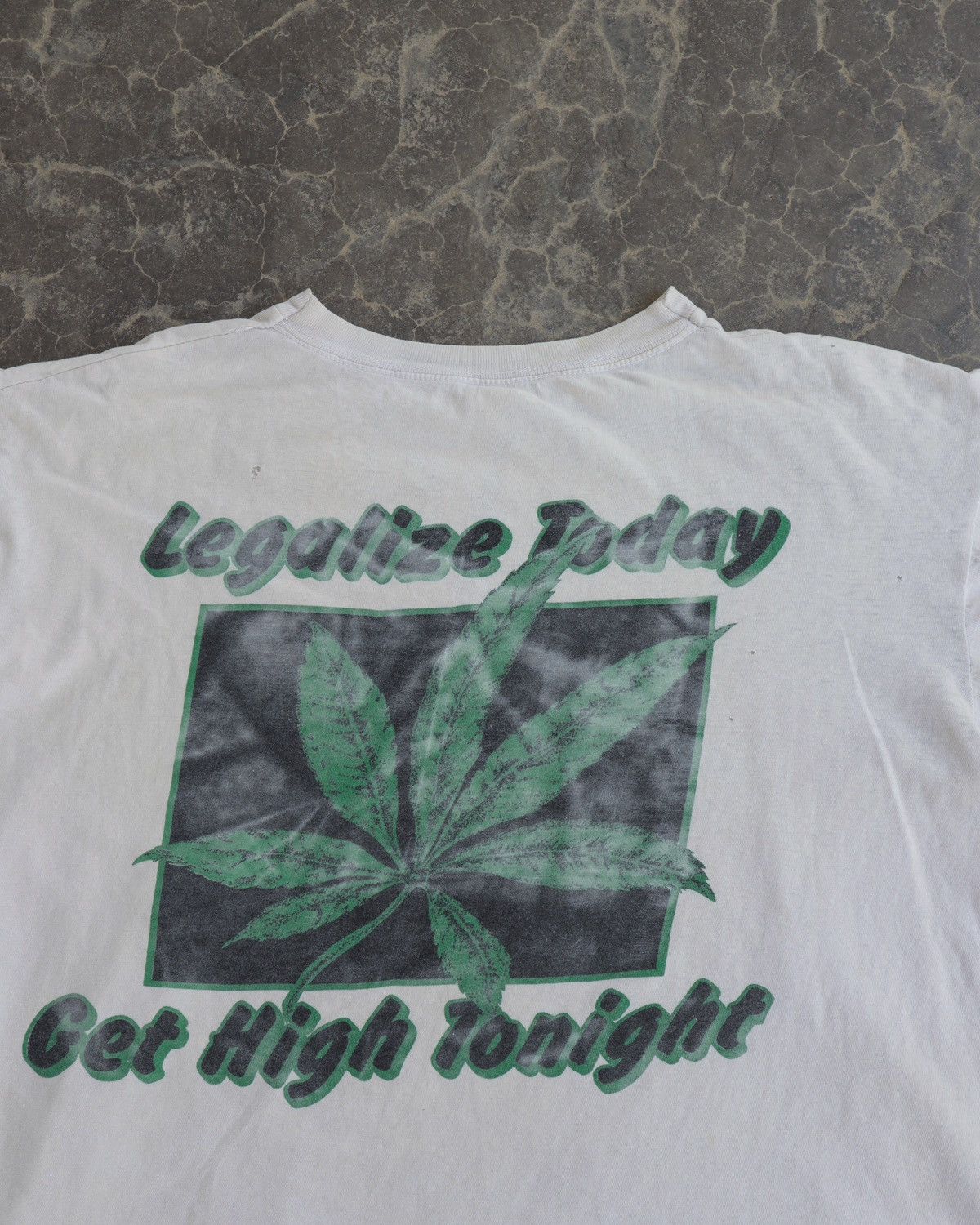 Vintage Vintage 90s High Life Let’s Get High White Tee USA Size US L / EU 52-54 / 3 - 2 Thumbnail