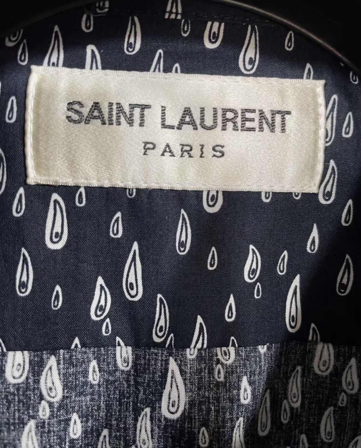 Saint Laurent Paris SAINT LAURENT 100% Cotton Short Sleeve Shirt J30 Size US M / EU 48-50 / 2 - 7 Thumbnail